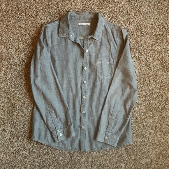 Grey Chambray blouse