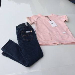 (NEW) 7 For All Mankind 2-piece Bundle