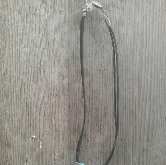 Pewter color anchor charm necklace NWOT. - Picture 2 of 4