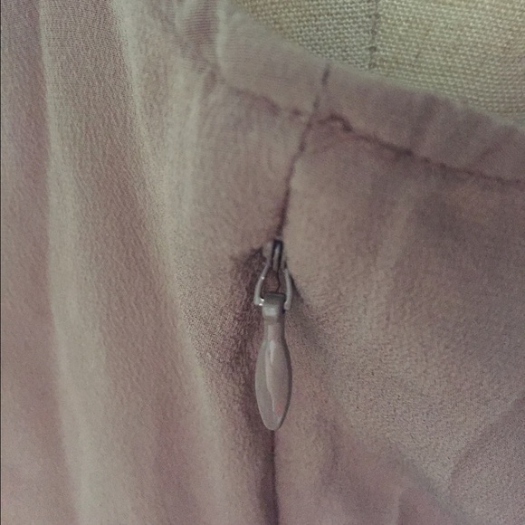 🦋 Light Brown Sheer Ruffle Top J. Crew - Picture 3 of 4