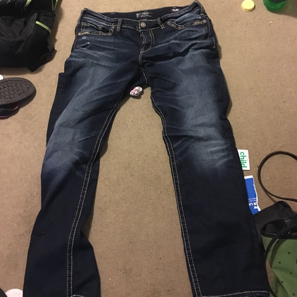 Silver jeans