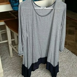 Trapeze flowy top