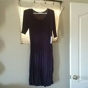 NWT deep plum purple plus size sweater dress 3x