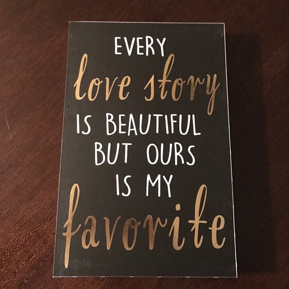Wooden sign