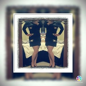 Alfani black sequin sweater dress