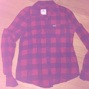 Hollister women's flannel size medium