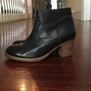 Madewell black booties, size 7.5