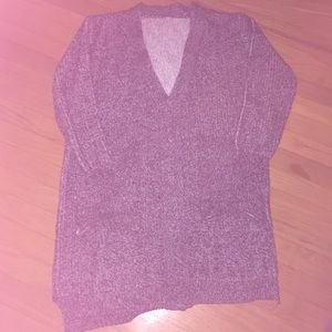 Comfortable long sleeve long sweater/cardigan
