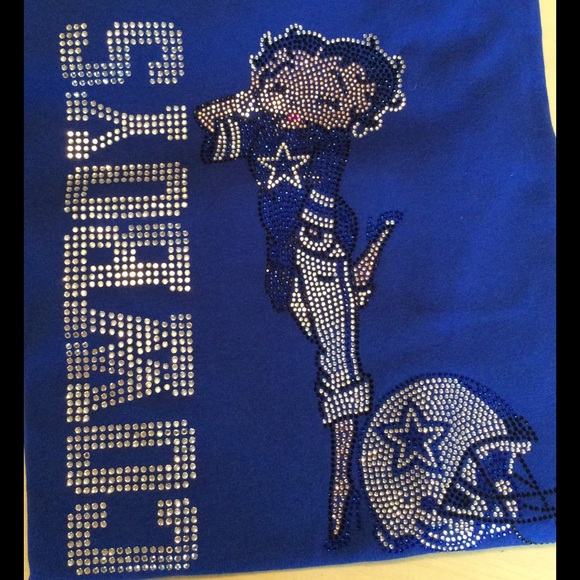 Dallas Cowboys Betty Boop TShirts - Picture 2 of 2