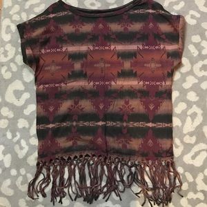 Fringe tribal tee by Ralph Lauren Denim & Supply