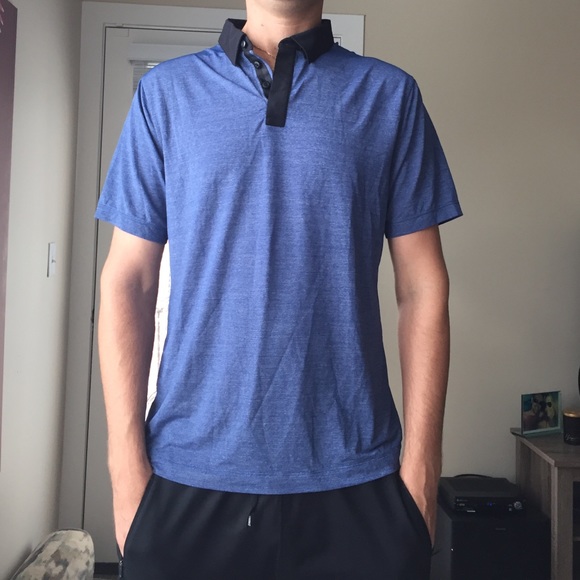 Two toned blue golf polo from Lulu!