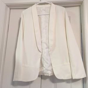 White blazer