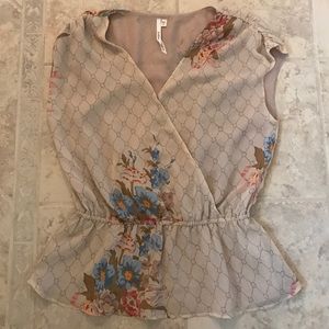 Bellatrix peplum blouse