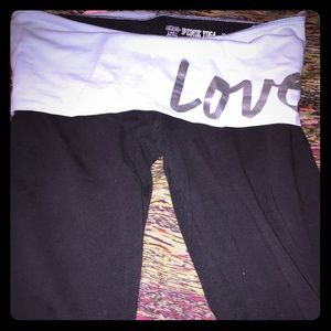 Victoria Secret PINK Shirt/Capri's size Med