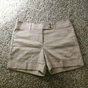 WHBM khaki shorts