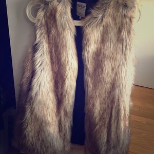 Zara fur vest