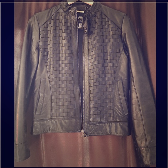 Black Real Leather Coat
