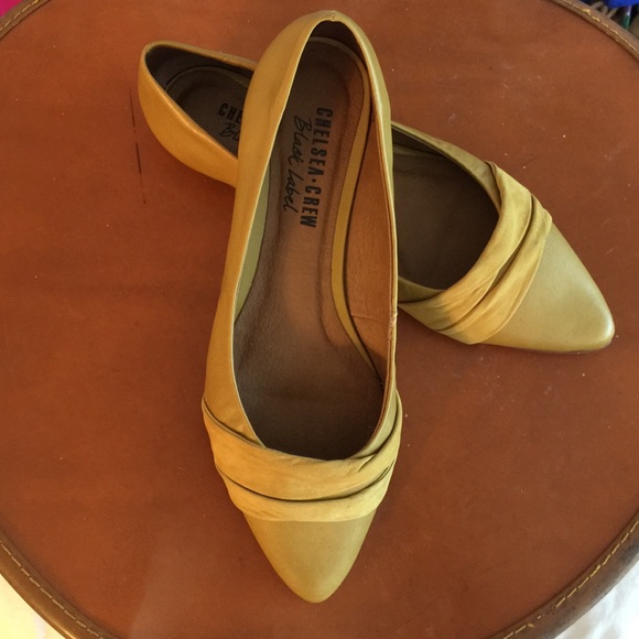 Chelsea Crew Leather Flats Size 10