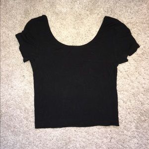 Black Crop Top
