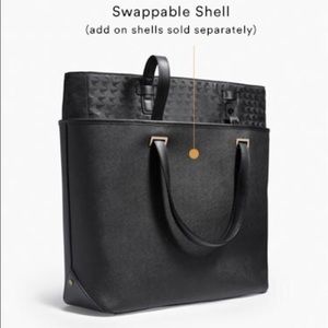Black Saffiano Shell for Seville Bag (Lo & Sons)