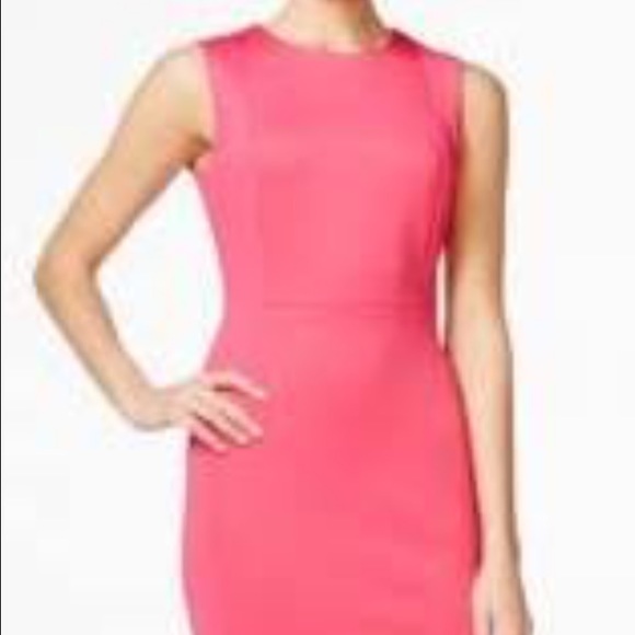 Pink Calvin Klein dress