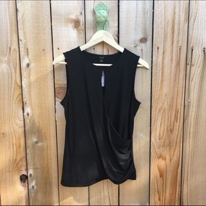 Ann Taylor Black Sleeveless Blouse