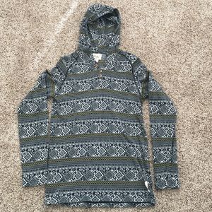 Koto Tribal Patterned Hoodie Size M