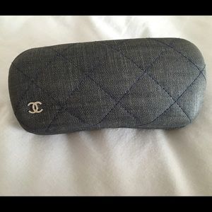 CHANEL Denim Sunglass Case