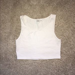 Nordstrom BP White Tank Crop Top