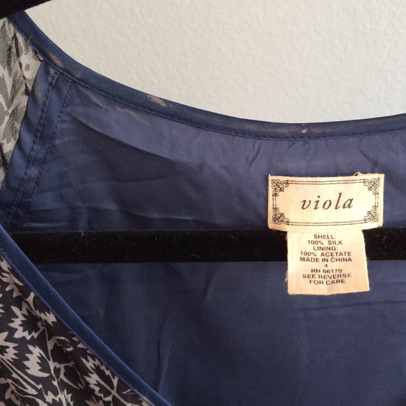 Anthropologie silk dress - Picture 4 of 6