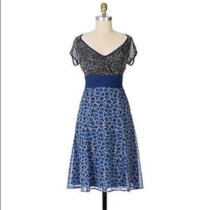 Anthropologie silk dress