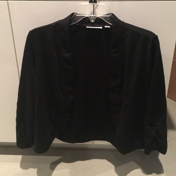 Black short blazer