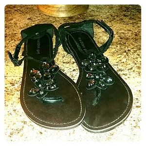 Madden Girl Thong Jewel Embellished Sandals