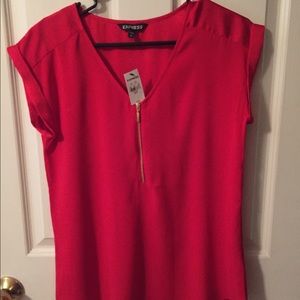 NWT: Express rolled sleeve blouse