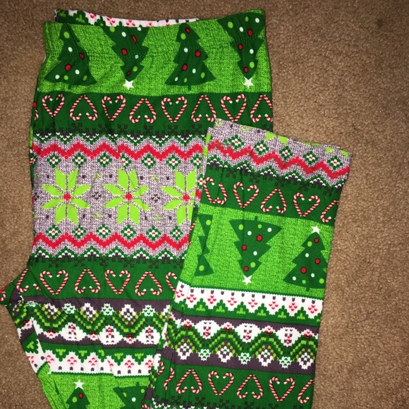 Christmas leggings size XL
