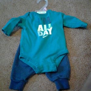 Matching Nike Body Suit & Sweat Pants