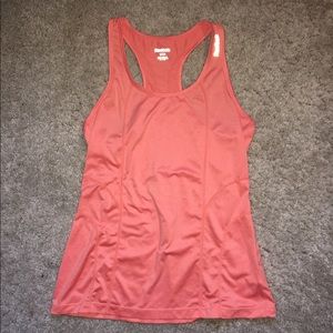 Peach Exercise Razor Back Tank