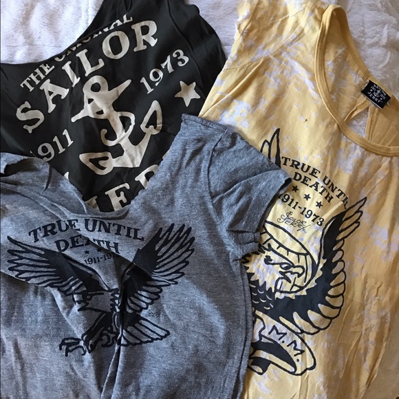 THREE Sailor Jerry tshirts for the price of ONE!!