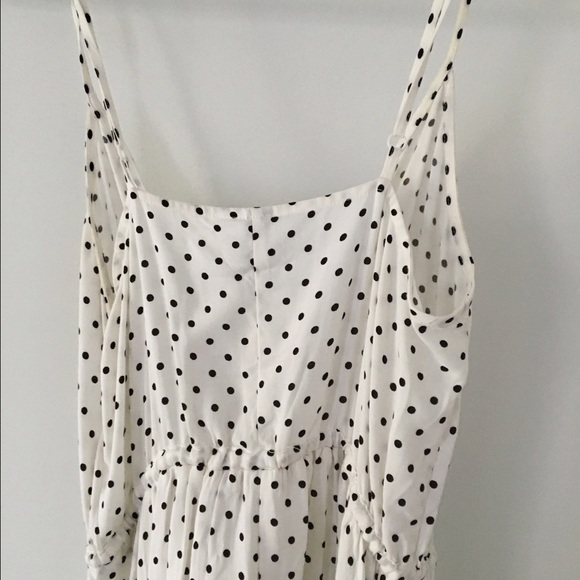 White polka dot sundress. Size 4. - Picture 2 of 3