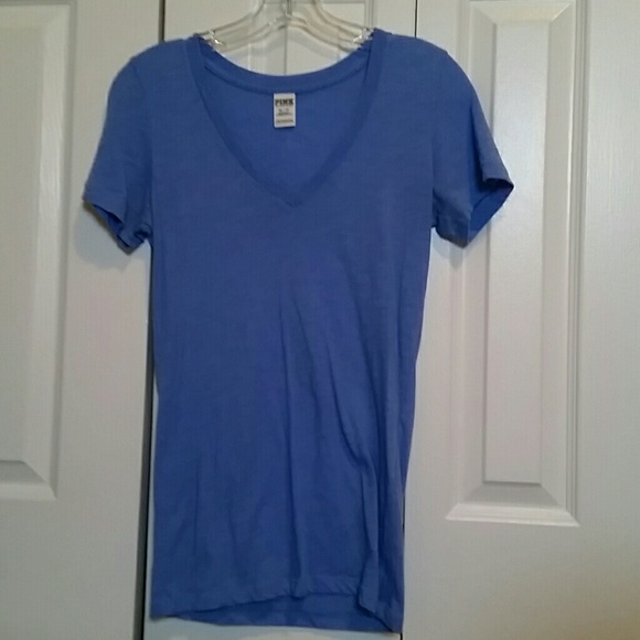 Victoria's Secret Blue V-neck tshirt