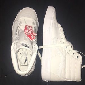 White high top vans