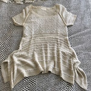 Anthro cloud-knit sweater