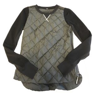Lululemon rare black puffer pullover jacket
