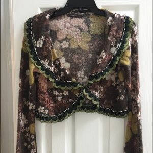 ** FLASH SALE*** Hazel green floral coverlet