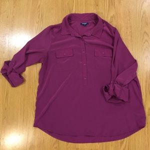 Old Navy Partial Button Down