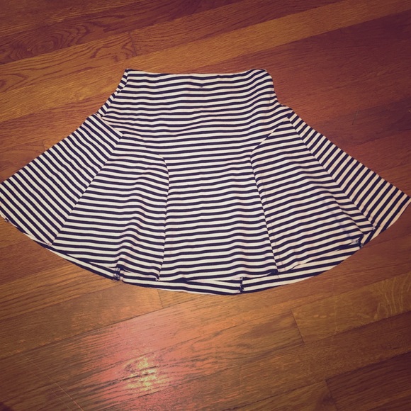 Abercrombie Kids Striped Skater Skirt