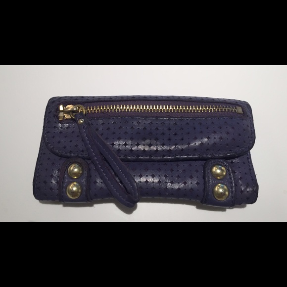 Linea Pelle purple wallet