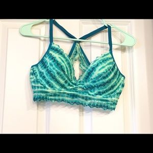 Vs racerback lace bralette