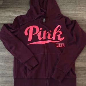 Victorias secret PINK zip up hoodie