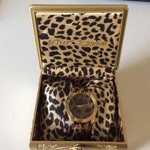 Betsey Johnson Leopard Watch